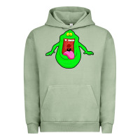 Pigment Oil Green slimer ghost anime Urban Hoodie - linhVisuals