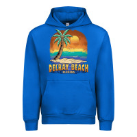 Cobalt delray beach florida  vintage distressed souvenir long sleeve t shirt Urban Hoodie - linhVisuals