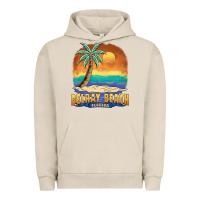 Pigment French Oak delray beach florida  vintage distressed souvenir long sleeve t shirt Urban Hoodie - linhVisuals