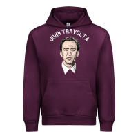 Mauve Wine sports nicolas cage as john travolta Urban Hoodie - linhVisuals