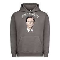 Pigment Tornado sports nicolas cage as john travolta Urban Hoodie - linhVisuals