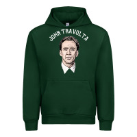Forest Green sports nicolas cage as john travolta Urban Hoodie - linhVisuals