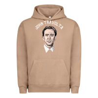 Pigment Burro sports nicolas cage as john travolta Urban Hoodie - linhVisuals