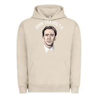Pigment French Oak sports nicolas cage as john travolta Urban Hoodie - linhVisuals
