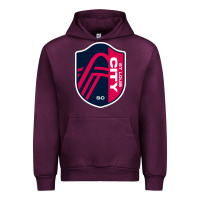 Mauve Wine st louis city Urban Hoodie - linhVisuals