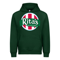 Forest Green rita's italian ice cafe Urban Hoodie - linhVisuals