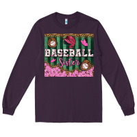 Plum baseball sister tumbler Long Sleeve Tee - BundleAndBundleShop