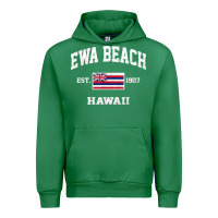 Emerald ewa beach hawaii hi vintage state athletic style t shirt Urban Hoodie - linhVisuals