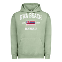 Pigment Oil Green ewa beach hawaii hi vintage state athletic style t shirt Urban Hoodie - linhVisuals