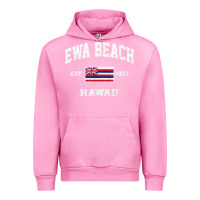 Fuchsia Pink ewa beach hawaii hi vintage state athletic style t shirt Urban Hoodie - linhVisuals