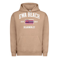 Pigment Burro ewa beach hawaii hi vintage state athletic style t shirt Urban Hoodie - linhVisuals
