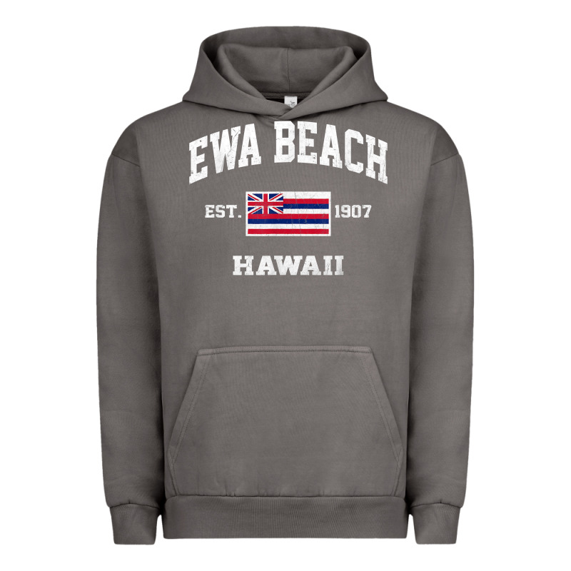 Ewa Beach Hawaii Hi Vintage State Athletic Style T Shirt Urban Hoodie by linhVisuals | Teevron