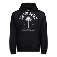 Black edisto beach sc palm tree edisto beach gift pullover hoodie Urban Hoodie - linhVisuals