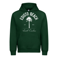 Forest Green edisto beach sc palm tree edisto beach gift pullover hoodie Urban Hoodie - linhVisuals