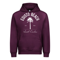 Mauve Wine edisto beach sc palm tree edisto beach gift pullover hoodie Urban Hoodie - linhVisuals