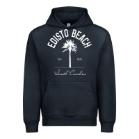 Navy edisto beach sc palm tree edisto beach gift pullover hoodie Urban Hoodie - linhVisuals