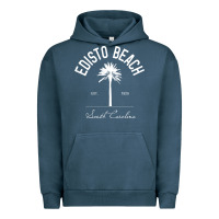 Pigment Midnight Navy edisto beach sc palm tree edisto beach gift pullover hoodie Urban Hoodie - linhVisuals