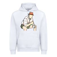 White russell coight Urban Hoodie - linhVisuals