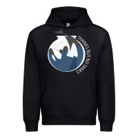 Black thanks but no tanks Urban Hoodie - linhVisuals