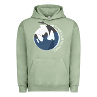 Pigment Oil Green thanks but no tanks Urban Hoodie - linhVisuals