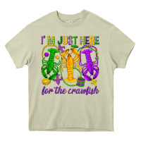 Mossy I'm just here for the Crawfish Heavy Core Tee - HowdyJamesFarm