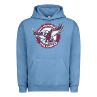 Pigment Pebble Blue manly warringah sea eagles Urban Hoodie - linhVisuals