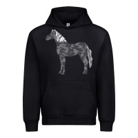 Black horse lover t  shirthorse t  shirt (1) Urban Hoodie - linhVisuals