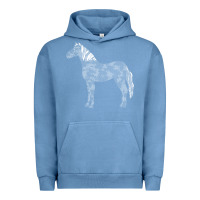 Pigment Pebble Blue horse lover t  shirthorse t  shirt (1) Urban Hoodie - linhVisuals