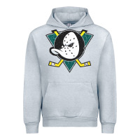 Heather Grey the mighty ducks classic Urban Hoodie - linhVisuals