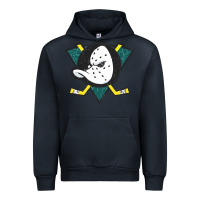 Navy the mighty ducks classic Urban Hoodie - linhVisuals