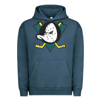 Pigment Midnight Navy the mighty ducks classic Urban Hoodie - linhVisuals