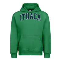 Emerald ithaca new york ny vintage sports design navy design t shirt Urban Hoodie - linhVisuals