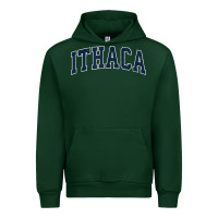 Forest Green ithaca new york ny vintage sports design navy design t shirt Urban Hoodie - linhVisuals