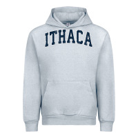 Heather Grey ithaca new york ny vintage sports design navy design t shirt Urban Hoodie - linhVisuals