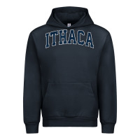 Navy ithaca new york ny vintage sports design navy design t shirt Urban Hoodie - linhVisuals