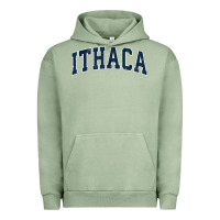 Pigment Oil Green ithaca new york ny vintage sports design navy design t shirt Urban Hoodie - linhVisuals