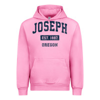 Fuchsia Pink joseph oregon or vintage sports established navy design t shirt Urban Hoodie - linhVisuals