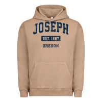 Pigment Burro joseph oregon or vintage sports established navy design t shirt Urban Hoodie - linhVisuals