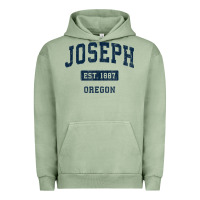 Pigment Oil Green joseph oregon or vintage sports established navy design t shirt Urban Hoodie - linhVisuals