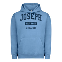 Pigment Pebble Blue joseph oregon or vintage sports established navy design t shirt Urban Hoodie - linhVisuals