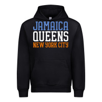 Black jamaica queens new york ny t shirt Urban Hoodie - linhVisuals