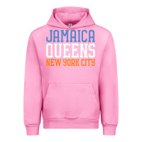 Fuchsia Pink jamaica queens new york ny t shirt Urban Hoodie - linhVisuals