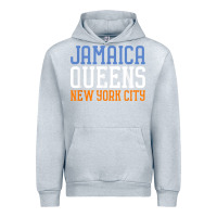 Heather Grey jamaica queens new york ny t shirt Urban Hoodie - linhVisuals
