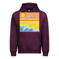 Mauve Wine Polo & Pan - Caravelle Urban Hoodie - linhVisuals