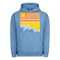 Pigment Pebble Blue Polo & Pan - Caravelle Urban Hoodie - linhVisuals