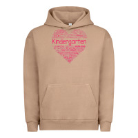 Pigment Burro cute love heart kindergarten teacher valentines day womens Urban Hoodie - linhVisuals