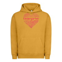 Cute Love Heart Kindergarten Teacher Valentines Day Womens Urban Hoodie | Teevron