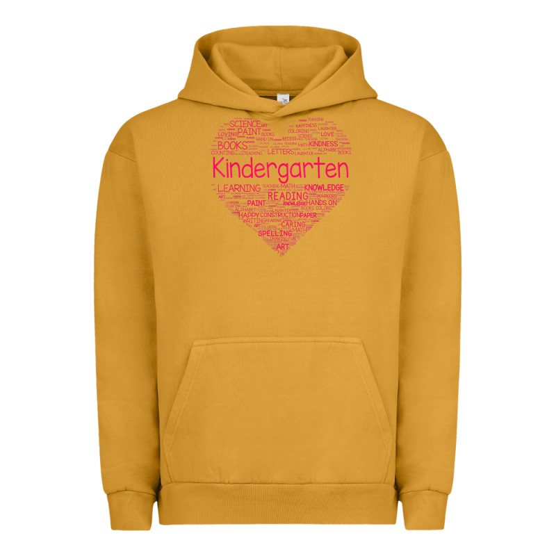 Cute Love Heart Kindergarten Teacher Valentines Day Womens Urban Hoodie by linhVisuals | Teevron
