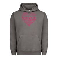 Pigment Tornado cute love heart kindergarten teacher valentines day womens Urban Hoodie - linhVisuals
