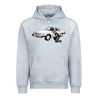 Heather Grey Title Fight Trending Urban Hoodie - linhVisuals